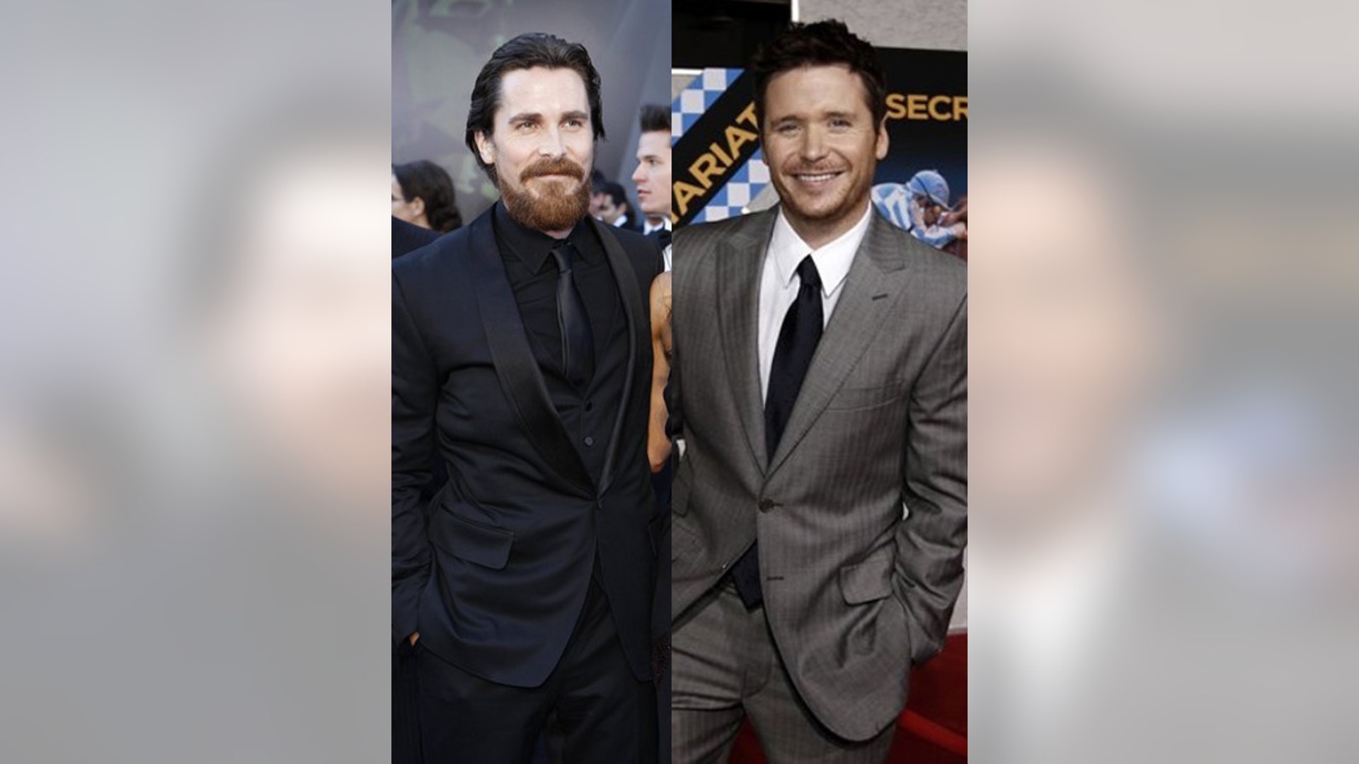 Christian Bale and Kevin Connolly