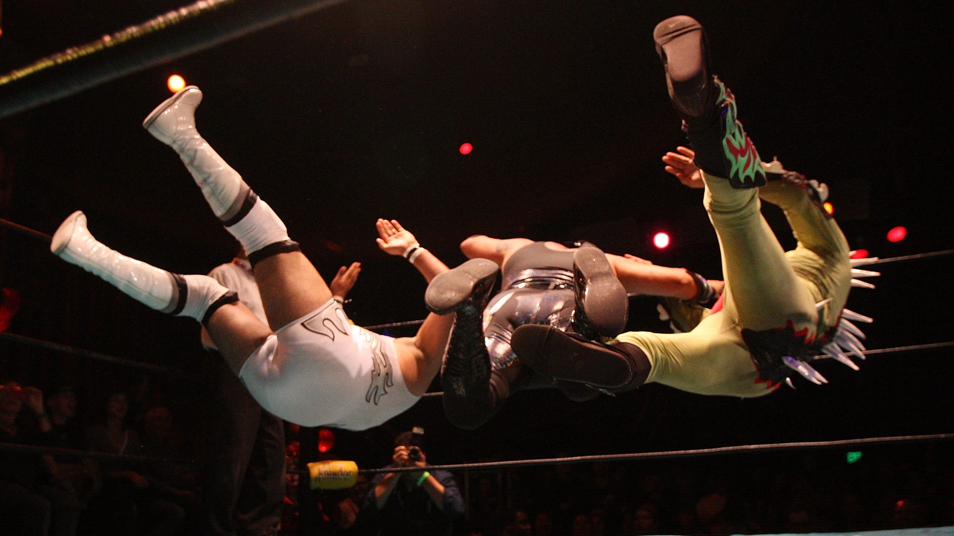 Lucha Va Voom three aerial shot