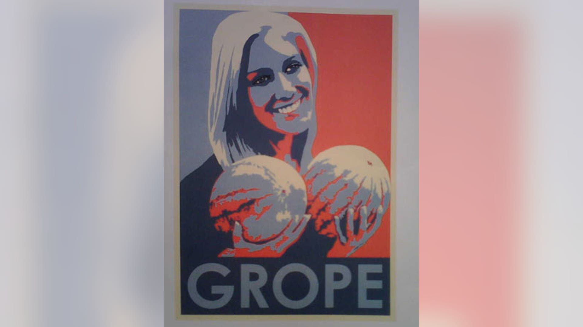 "Grope" by artist Steven Corfe.