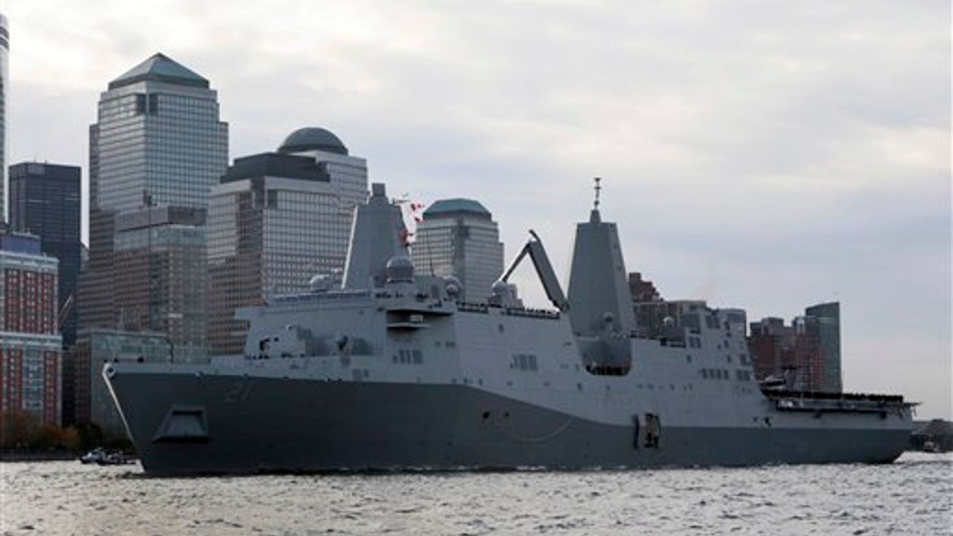 USS New York Arrives in Its Namesake City
