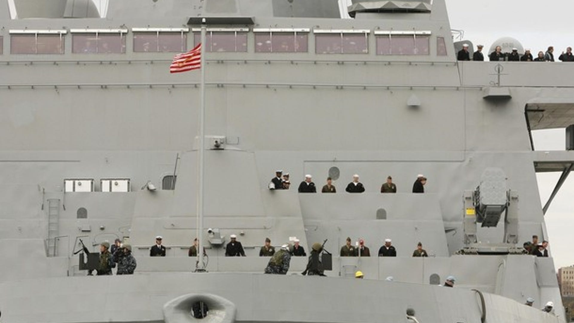 USS New York Arrives in Its Namesake City