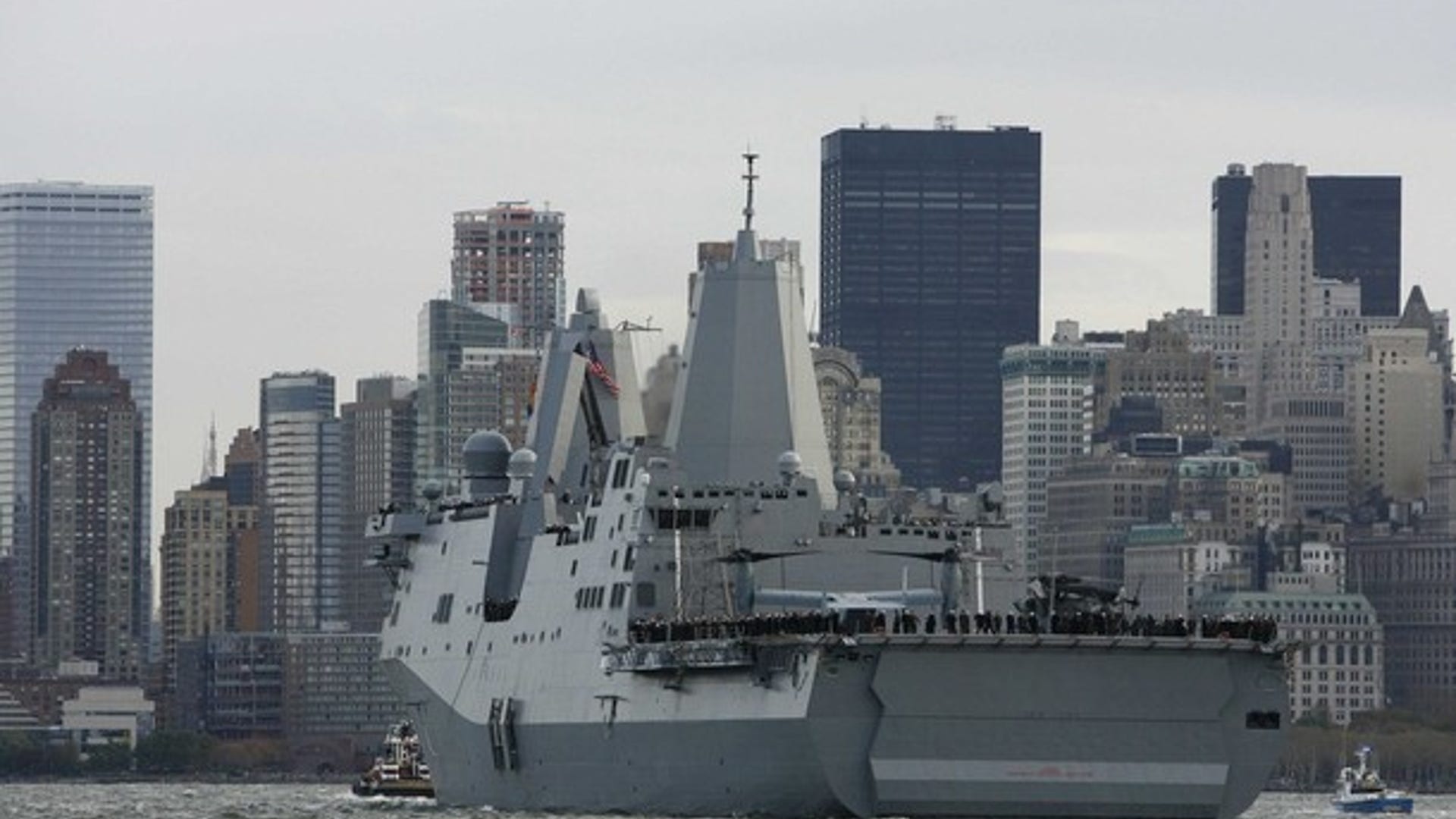 USS New York Arrives in Its Namesake City