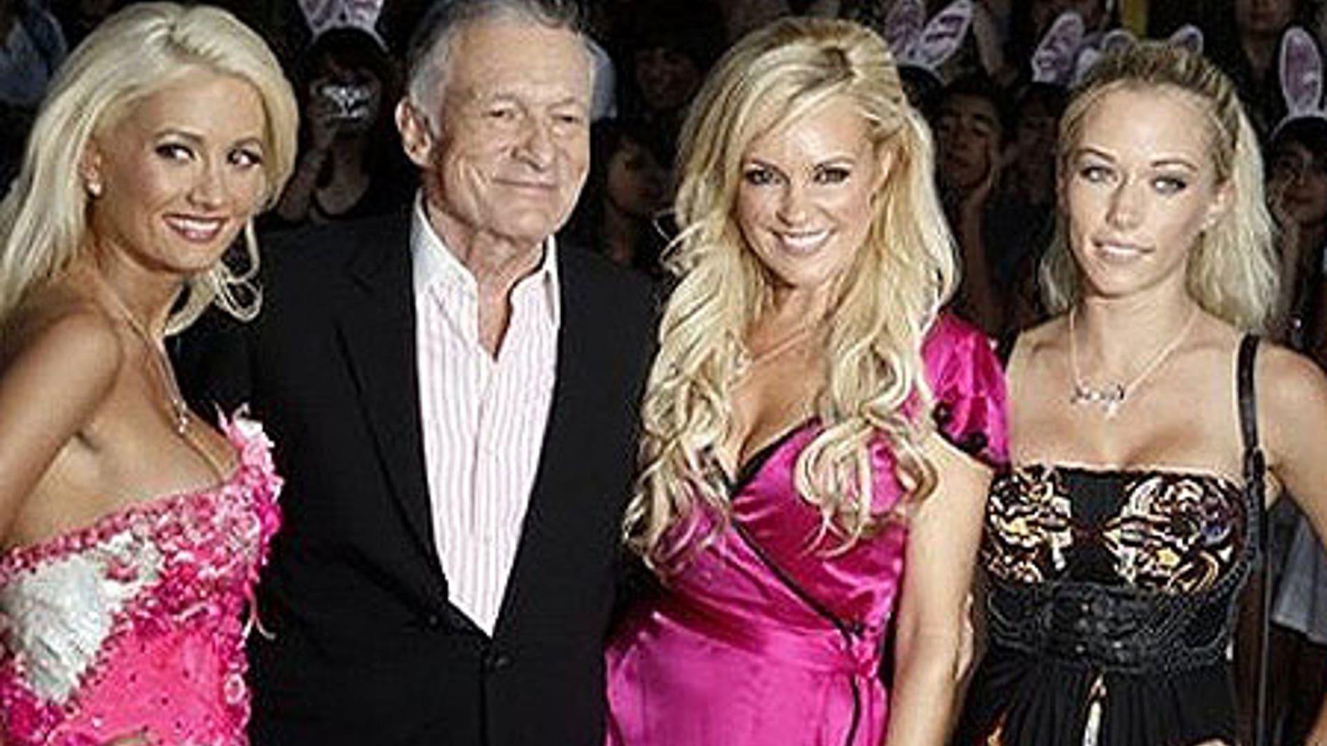 Hugh Jefner and the girls next door