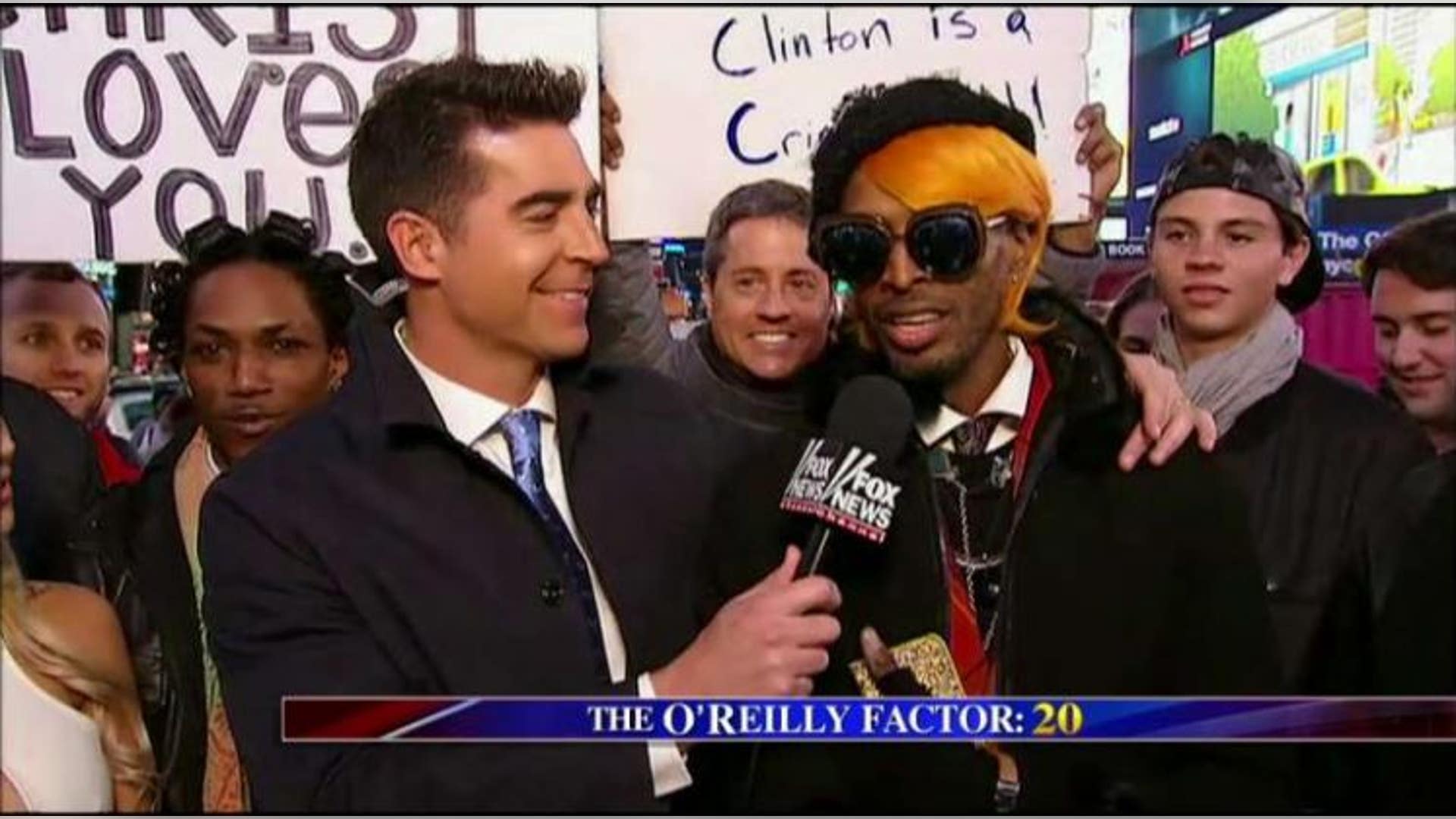 'Watters' World' goes live in Times Square to get the pulse of the voters