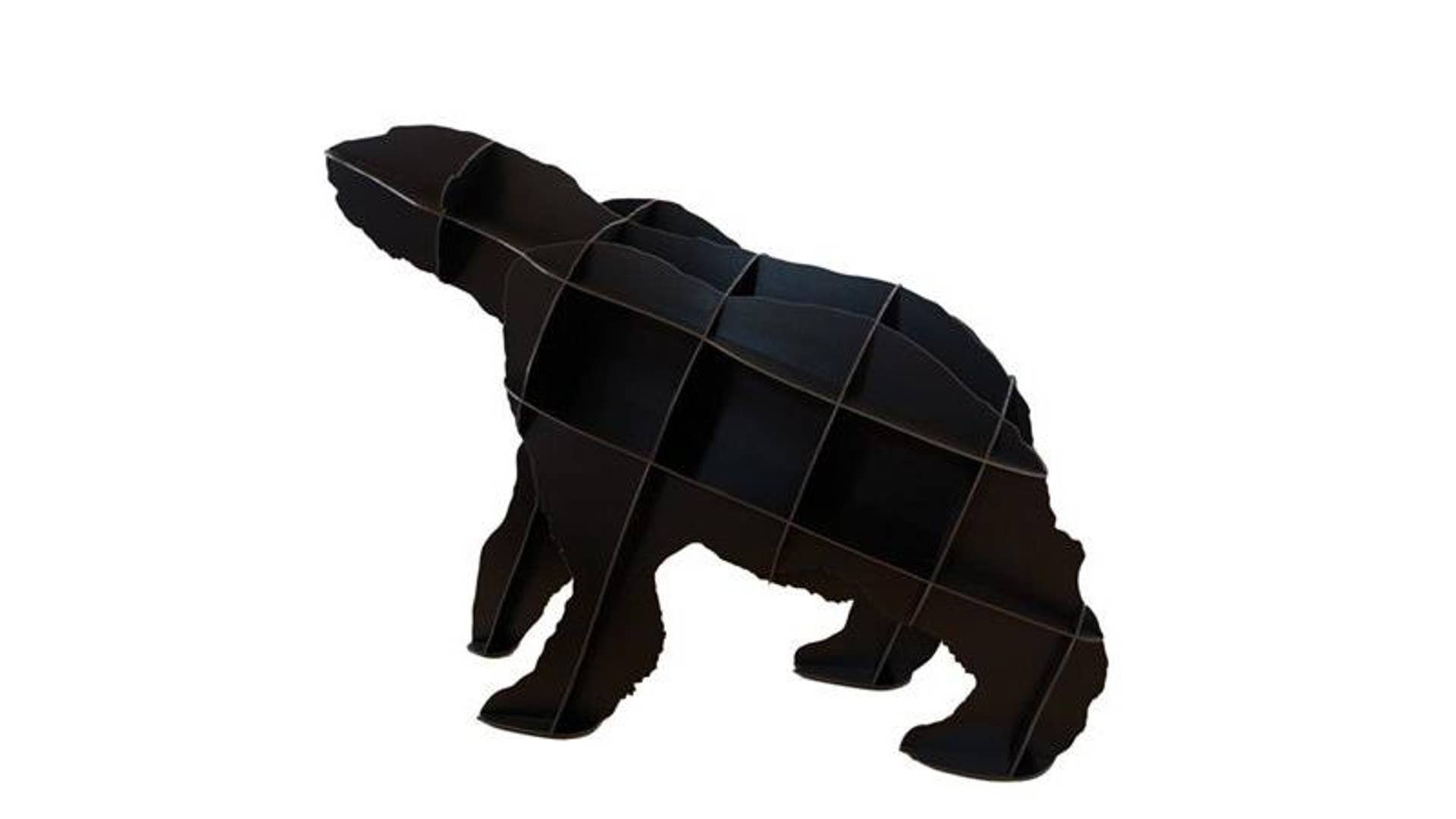 IRON JOE POLAR BEAR BOOKSHELF