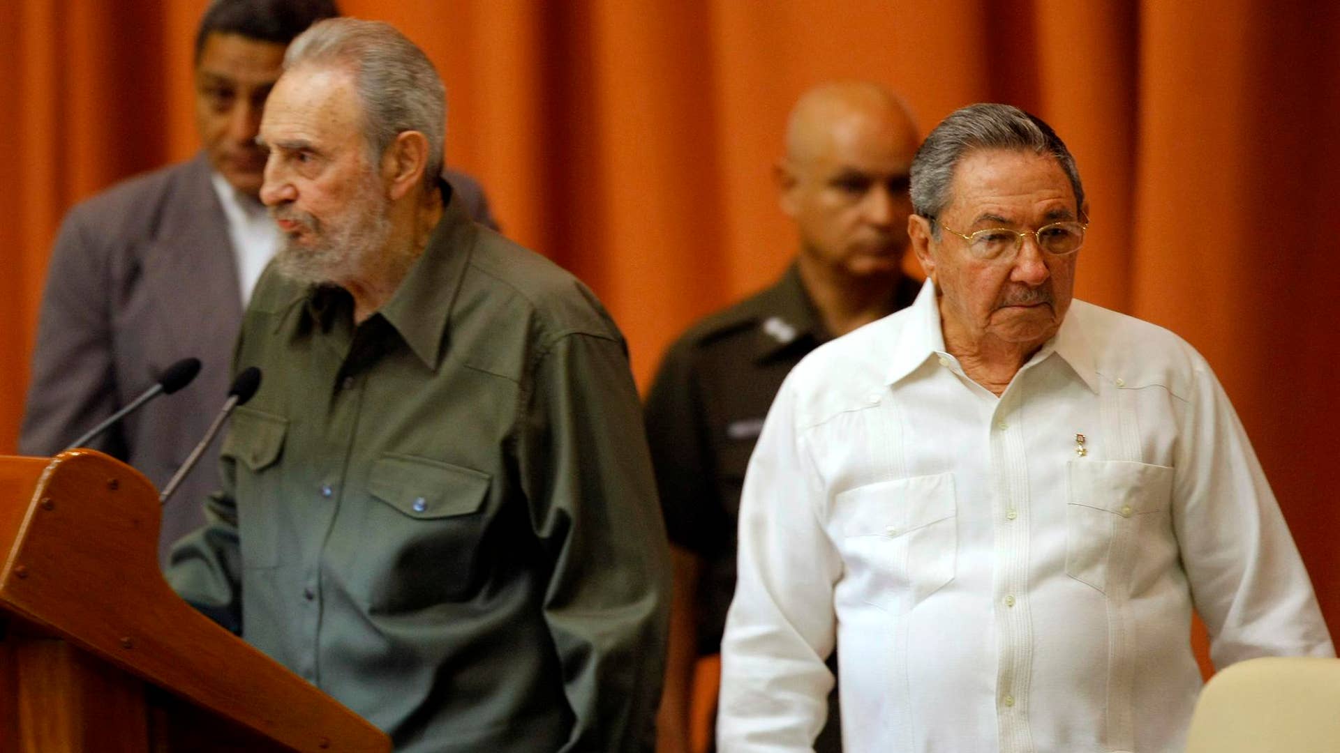 Fidel and Raul Castro