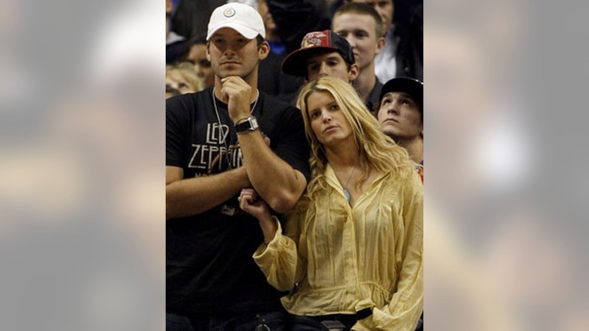 Jessica Simpson and Tony Romo