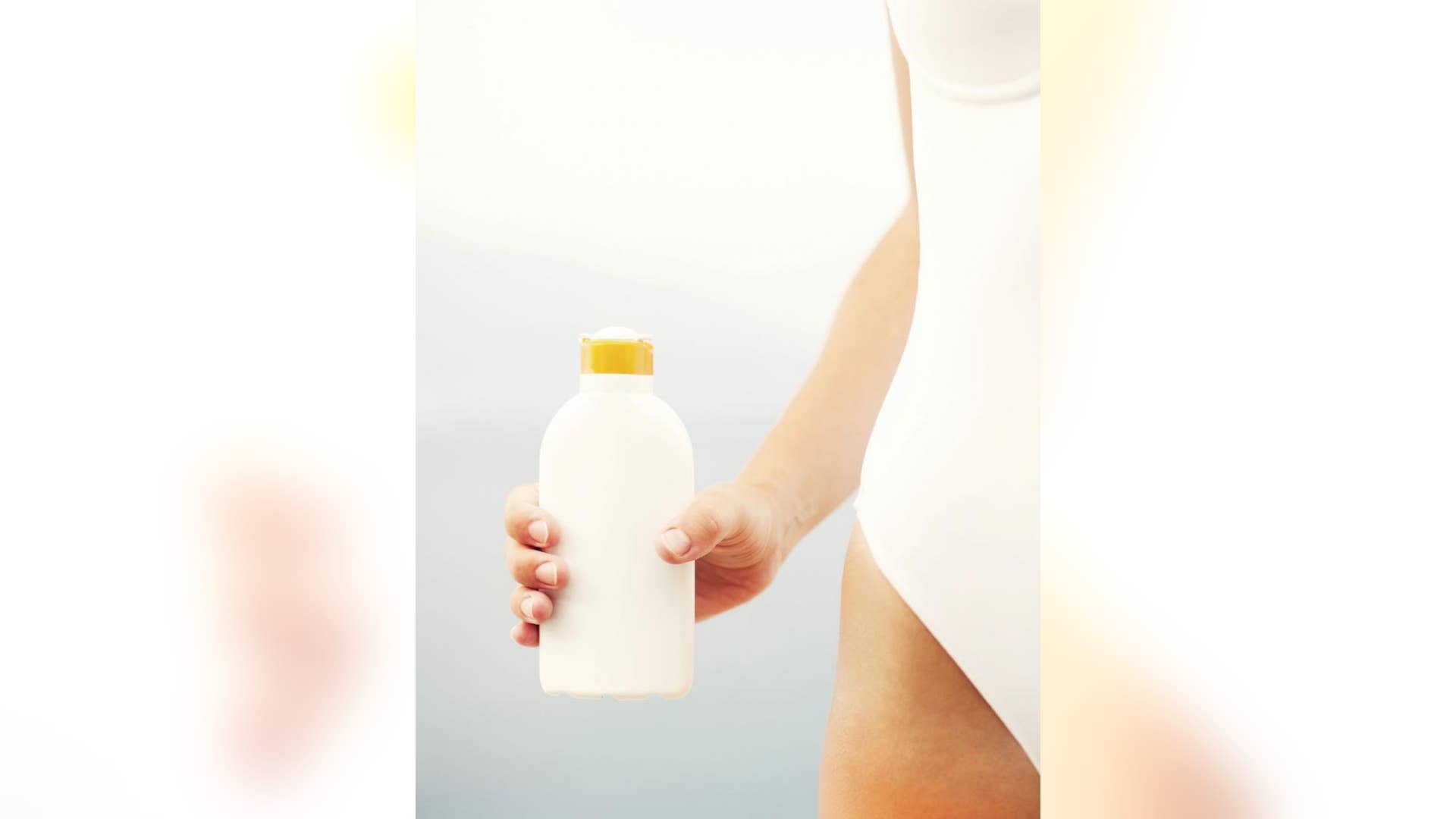 You apply sunscreen around your clothes