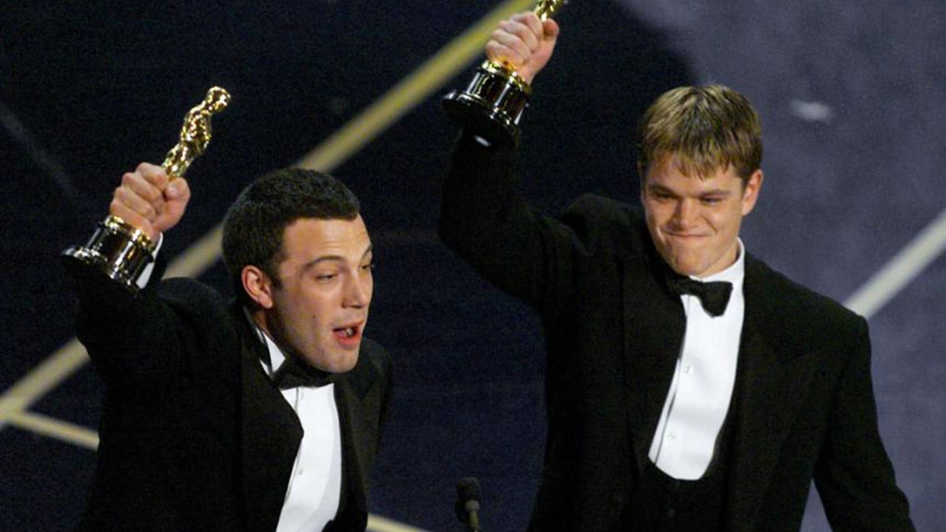 Best Original Screenplay Winners Ben Affleck and Matt Damon for 