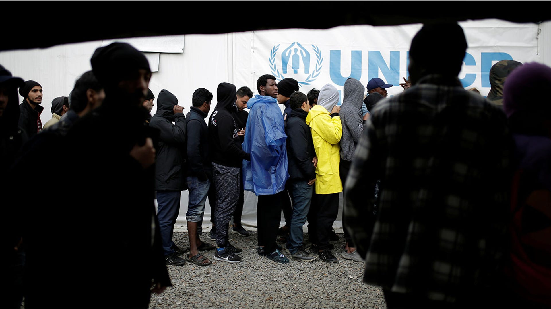 Migrants in limbo on Greek island