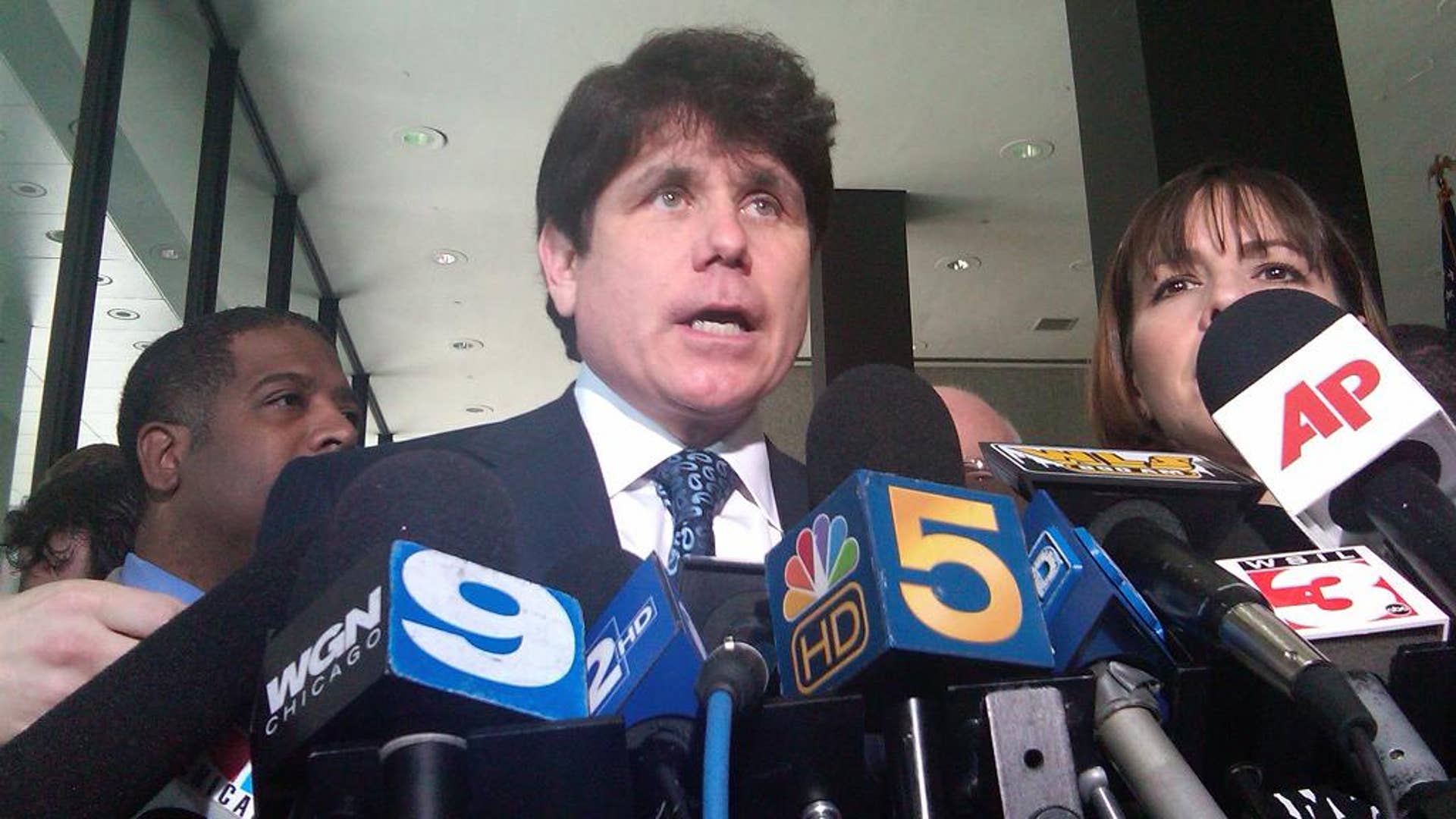 Blagojevich Speaks to the Media
