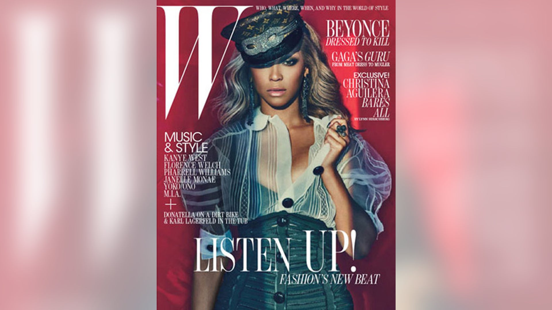 1WJulyCover2011Beyonce.