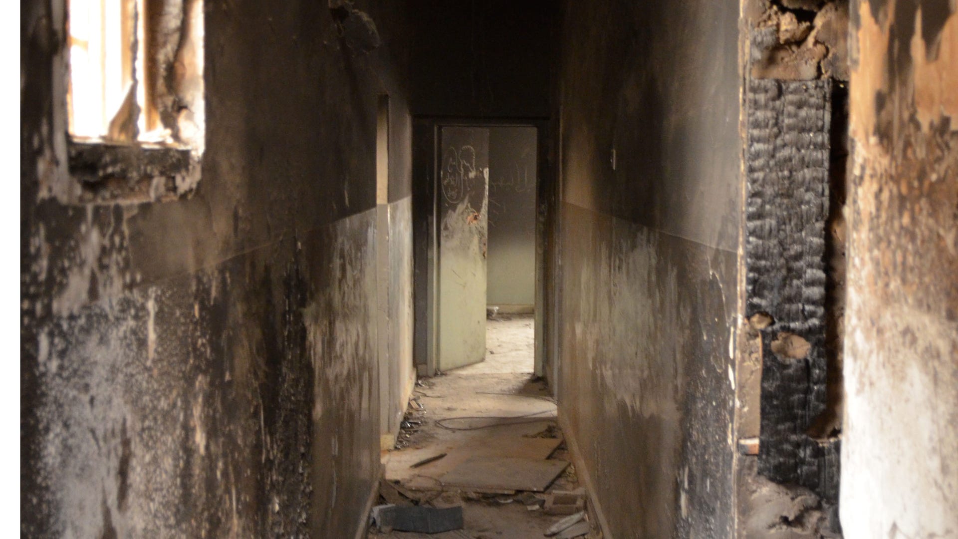 Tobruk Police Station Hallway
