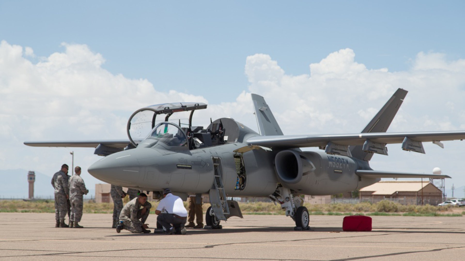 The Textron Scorpion is one of the experimental aircraft being tested in the OA-X experiment. 