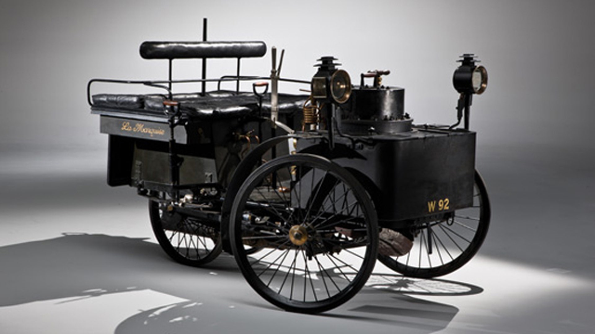 1884 De Dion Bouton Et Trepardoux Dos-A-Dos Steam Runabout