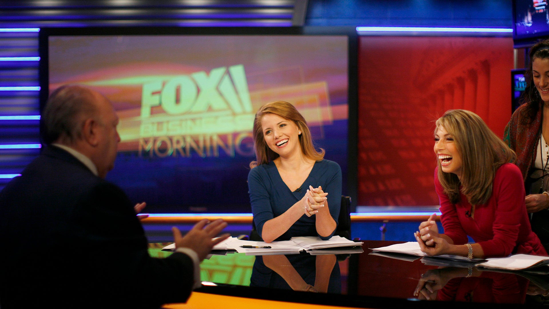 Roger Ailes with Jenna Lee