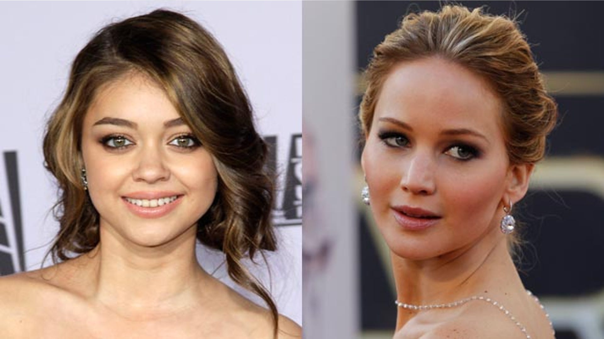 Sarah Hyland and Jennifer Lawrence