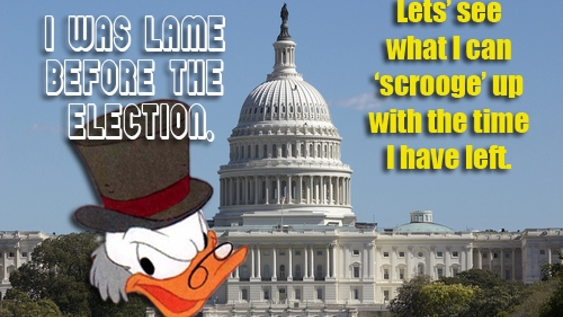YOUR Take on the 'Lame Duck' Congress