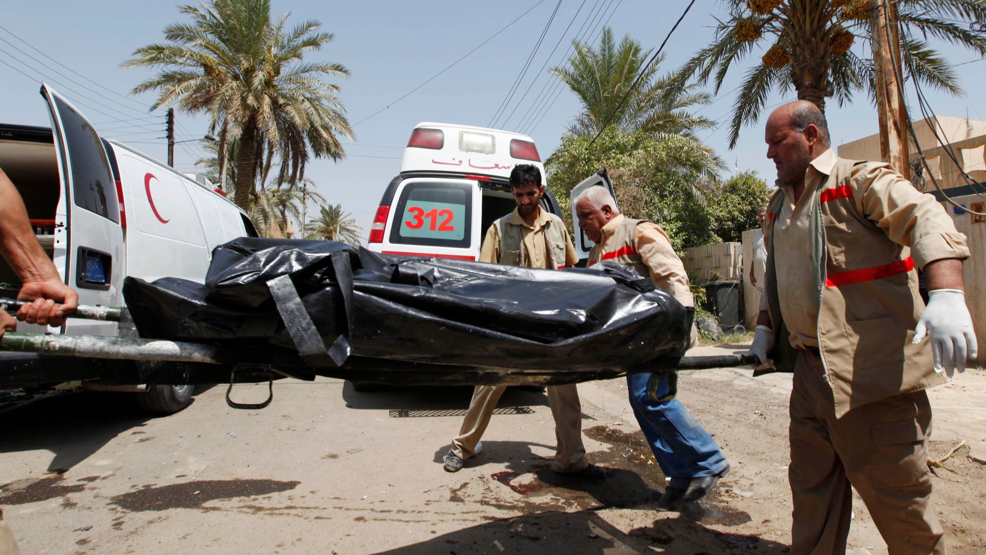 Bombing Outside Iraqi News Station