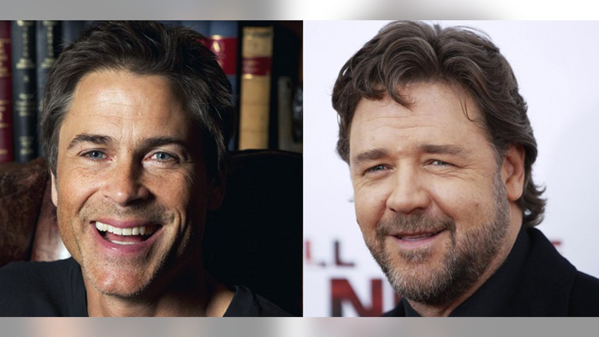 Rob Lowe and Russel Crowe