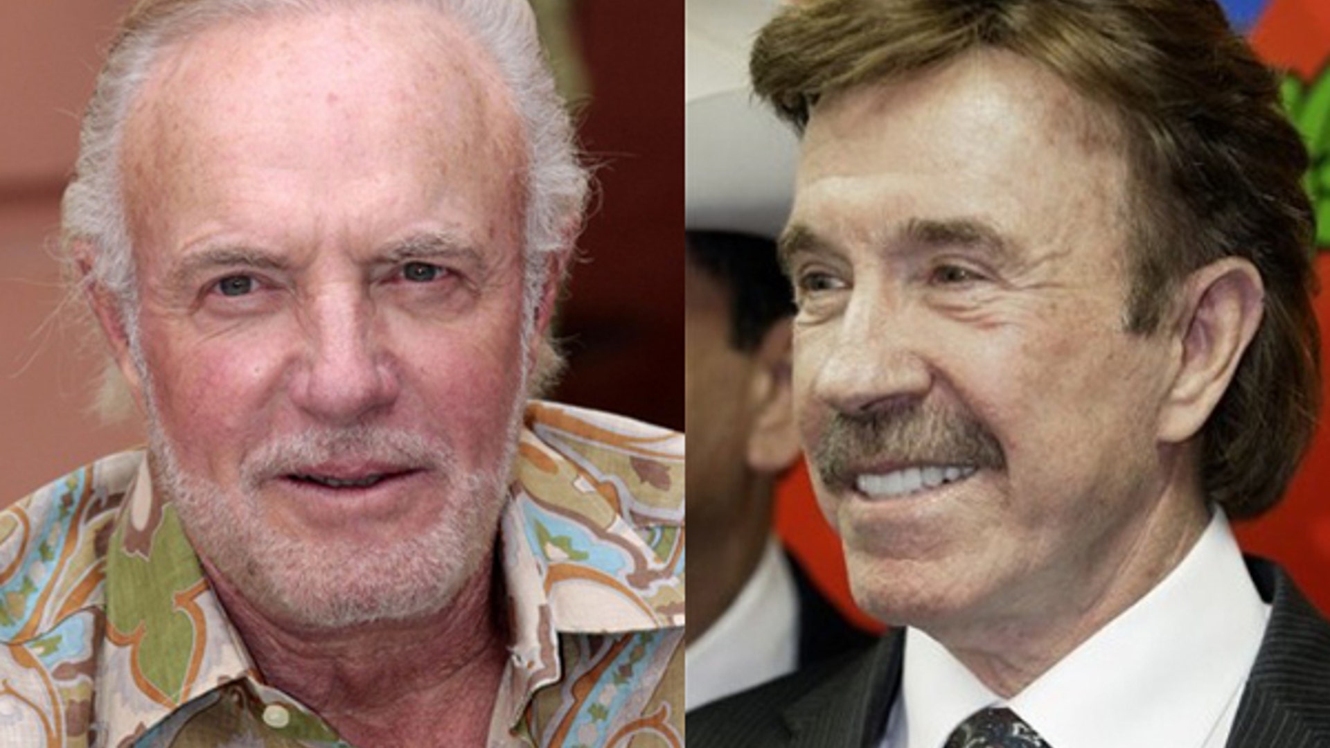 James Caan and Chuck Norris