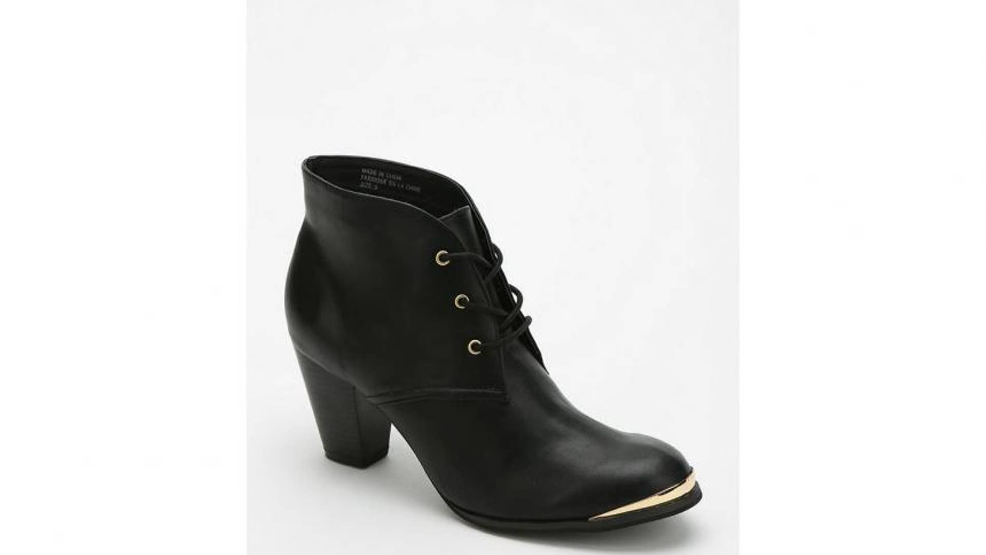 Kimchi Blue Metal Toe Lace-Up Ankle Boot