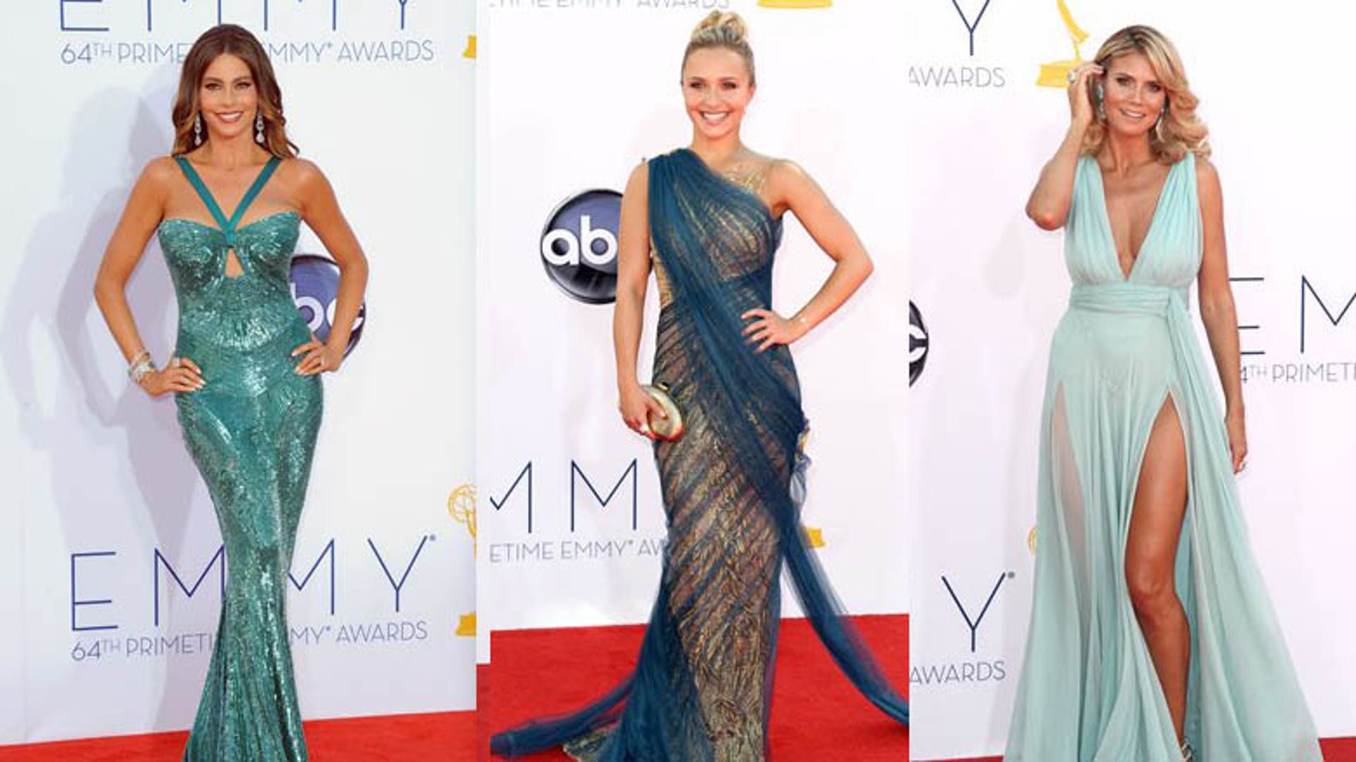 Emmys Red Carpet: Julia, Sofia, Padma Put Best Face Forward