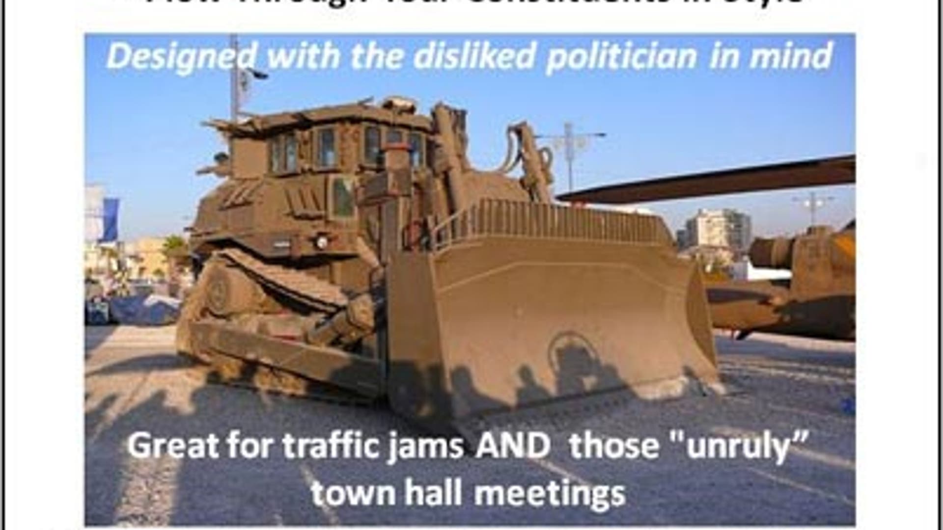 How Politicians Should Get Around