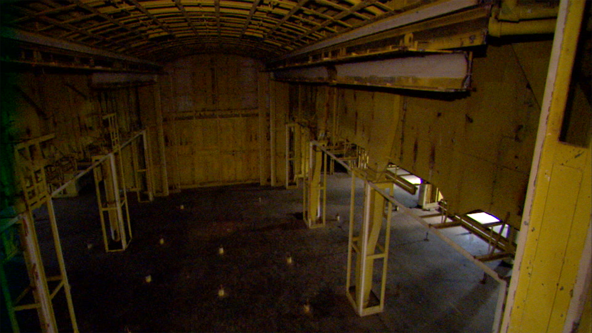 The area has since been stripped of its ornate decorations.