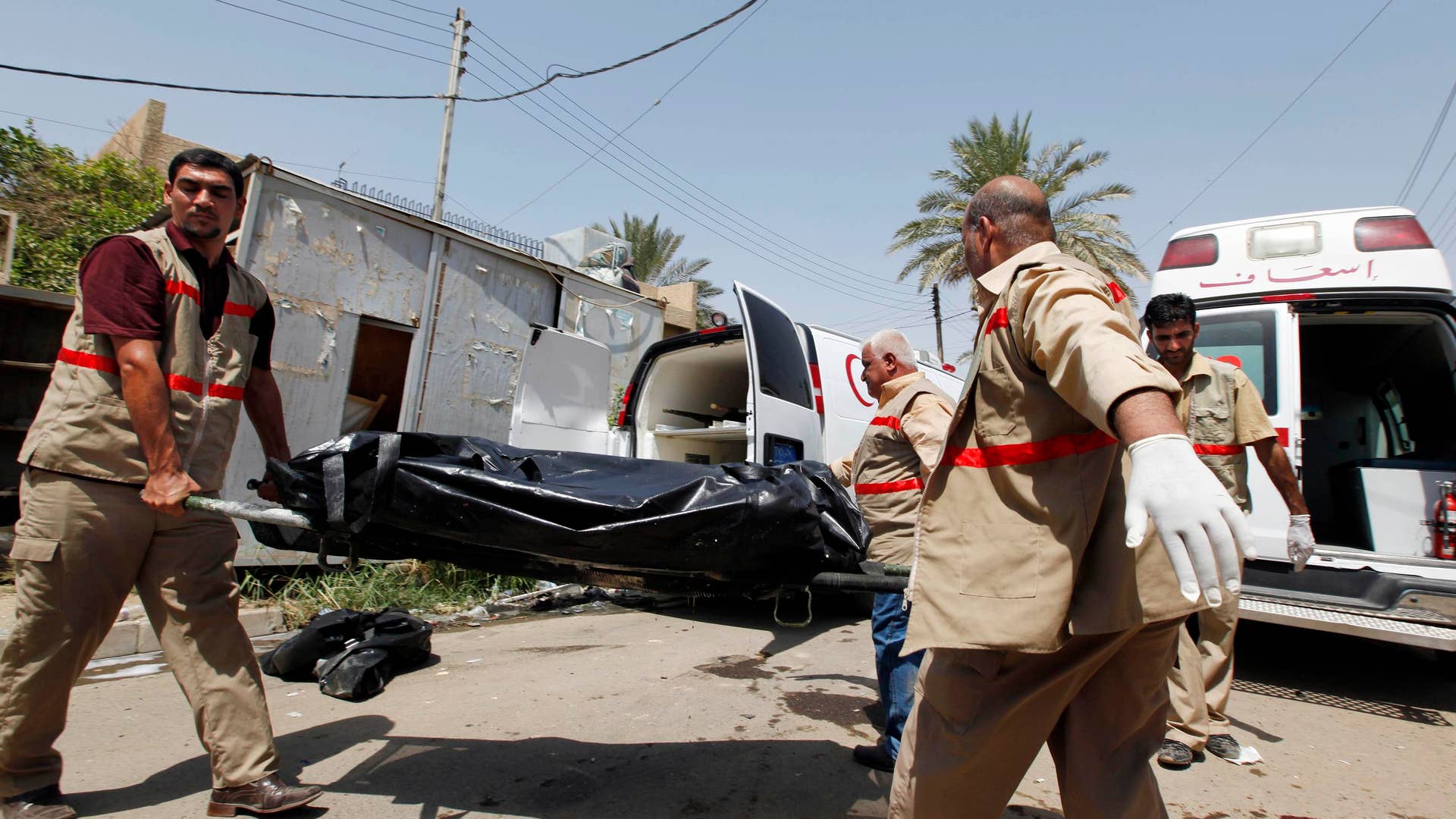 Bombing Outside Iraqi News Station