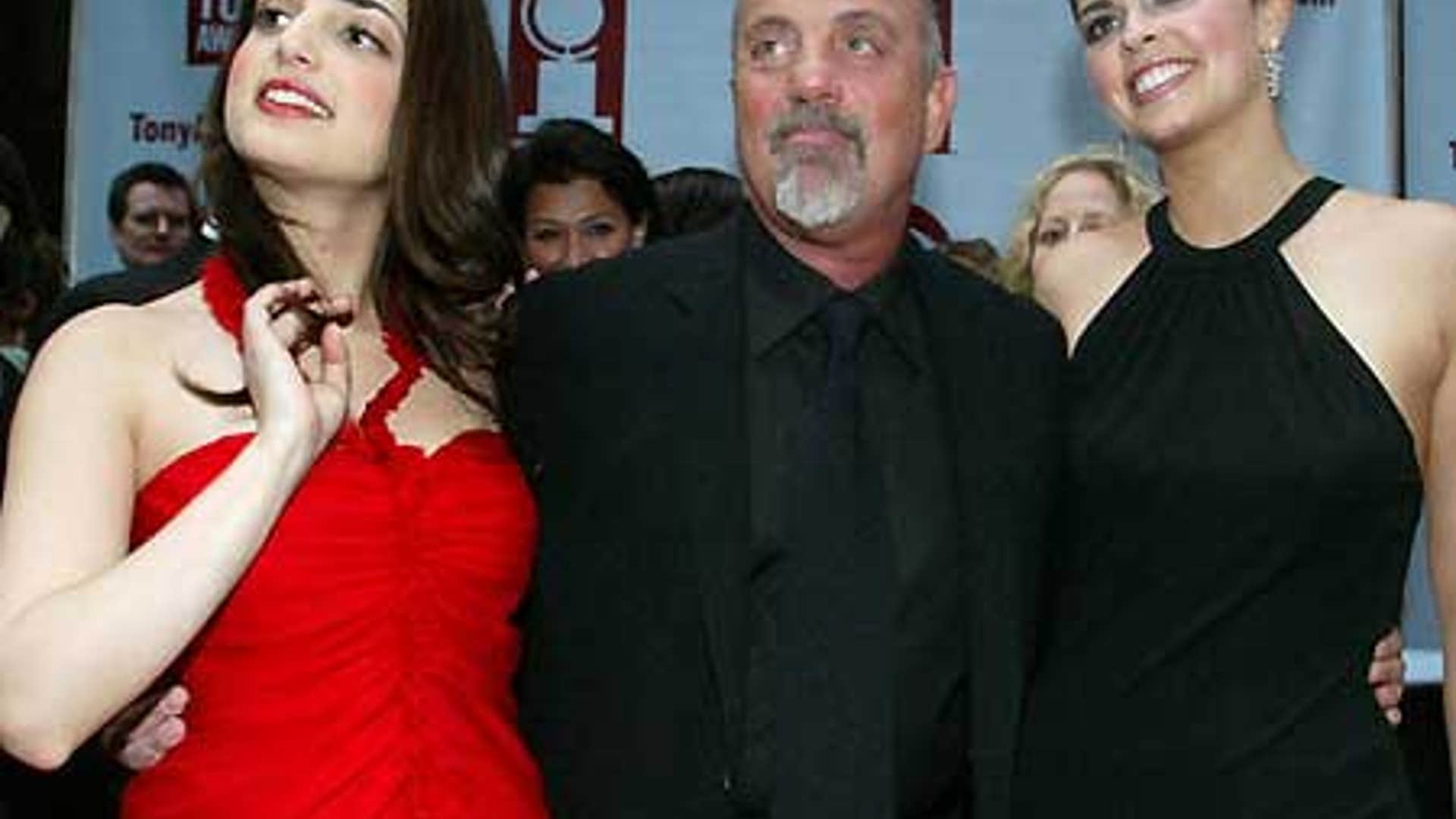 Billy Joel, Alexa Ray Joel, and Katie Lee