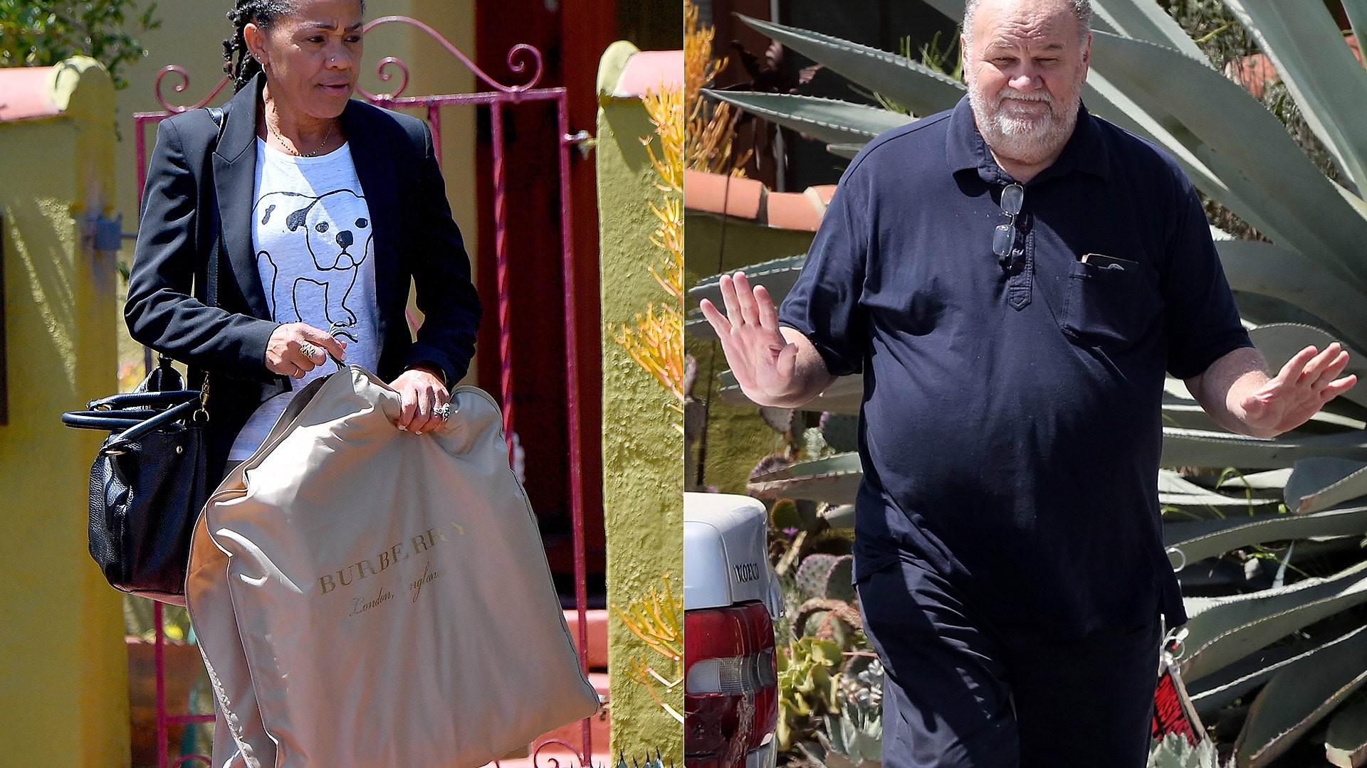 Meghan Markle's Mother Doria Ragland leaves Los Angeles for the wedding while her father Thomas Markle will stay in Mexico