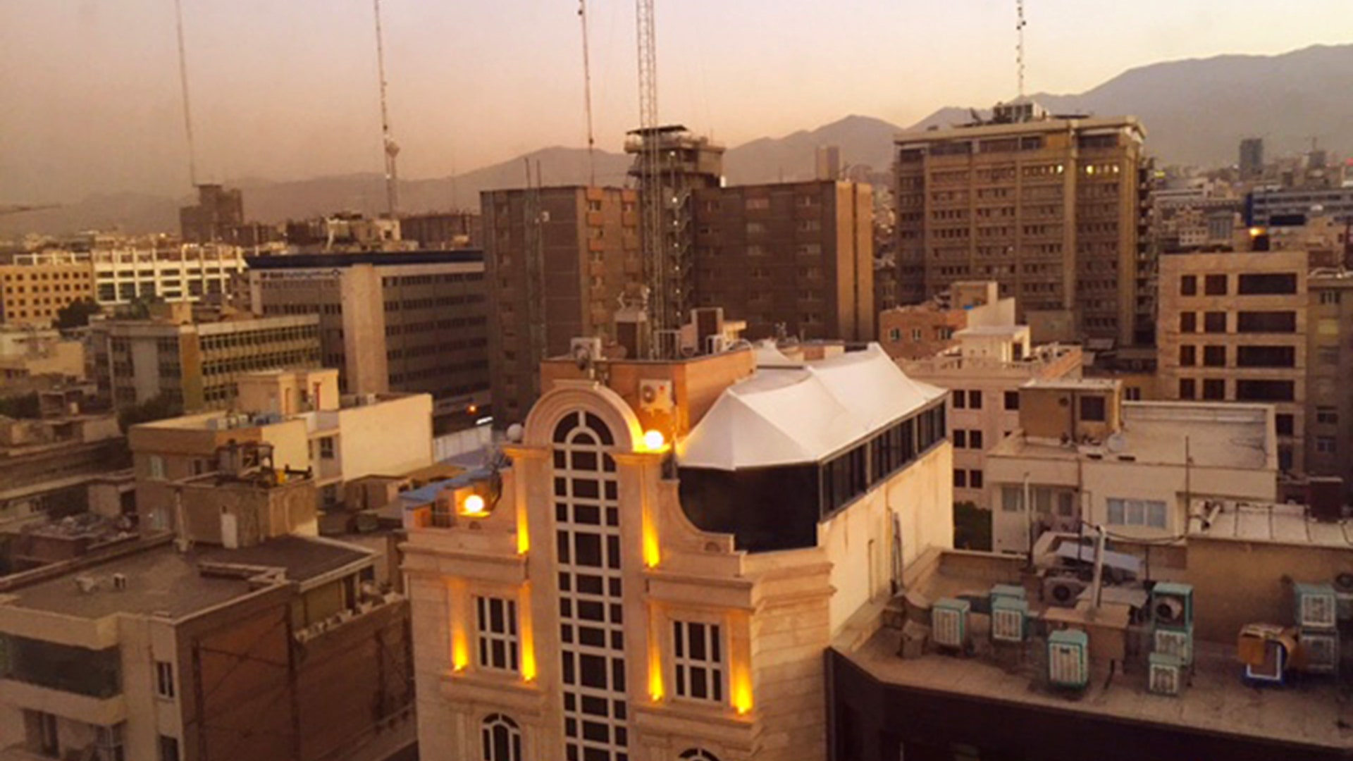 Early morning in the Iranian capital of Tehran