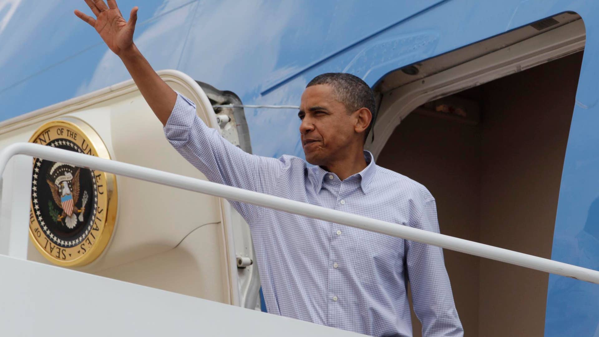 Boarding Air Force One