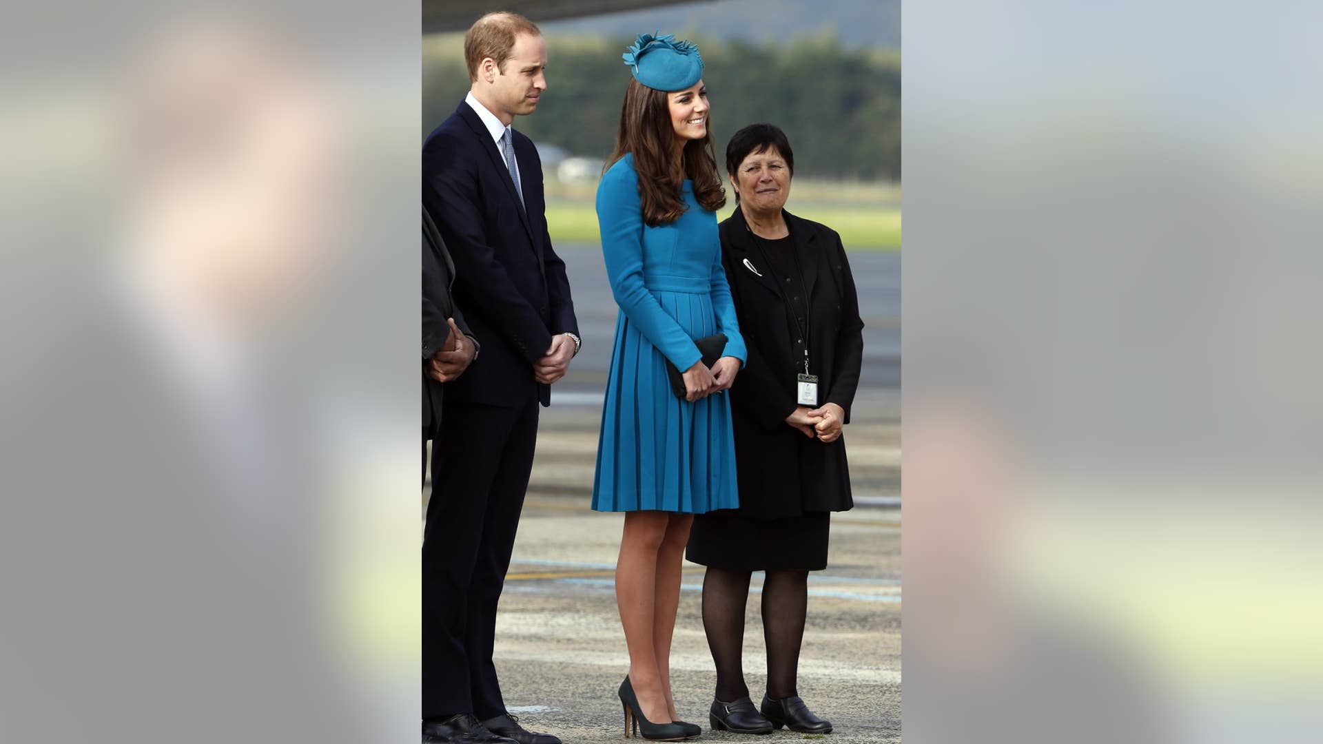 Standing with Husband Prince William