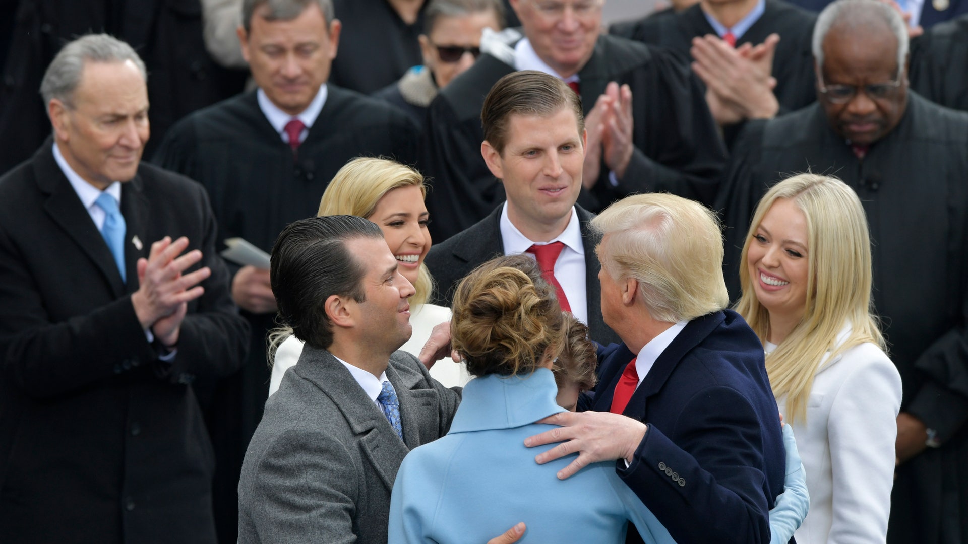 U.S. President Donald Trump speaks after taking the oath of office during inauguration ceremonies swearing him in as the 45th president of the United States on the West front of the U.S. Capitol in Washington