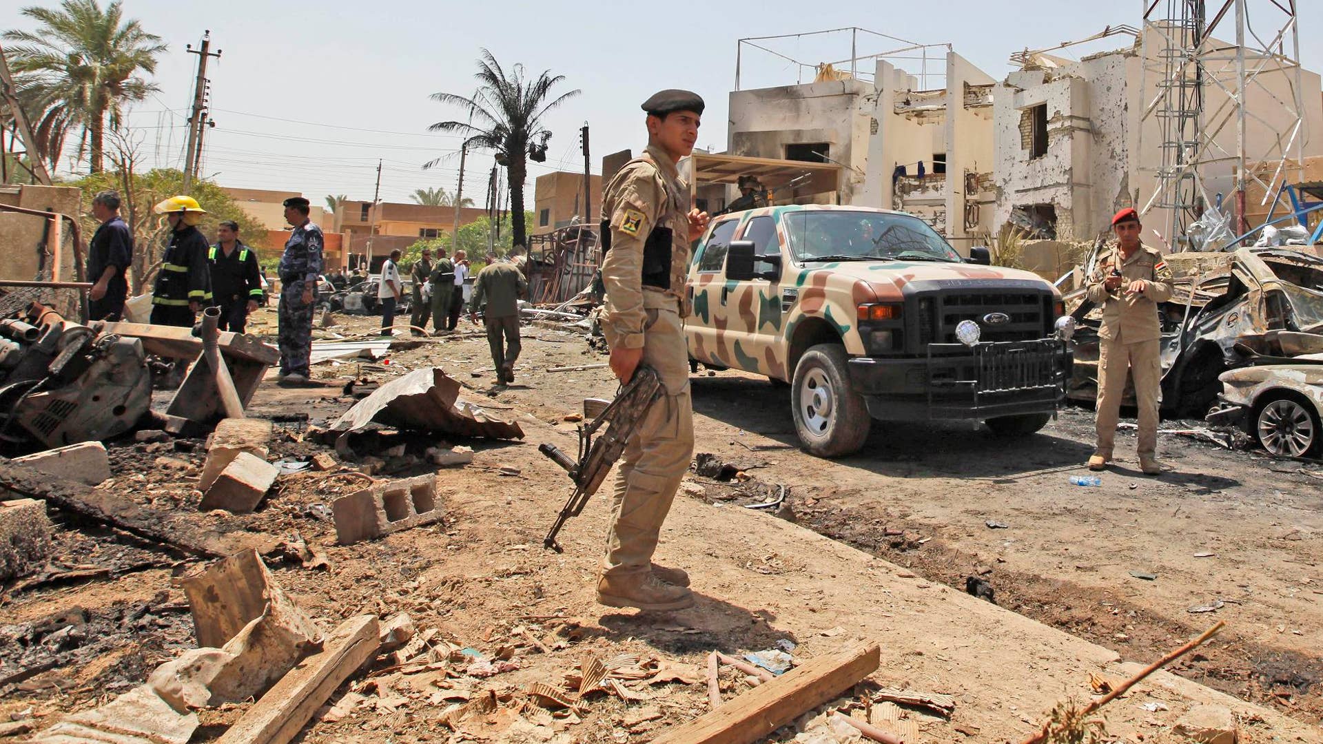 Bombing Outside Iraqi News Station