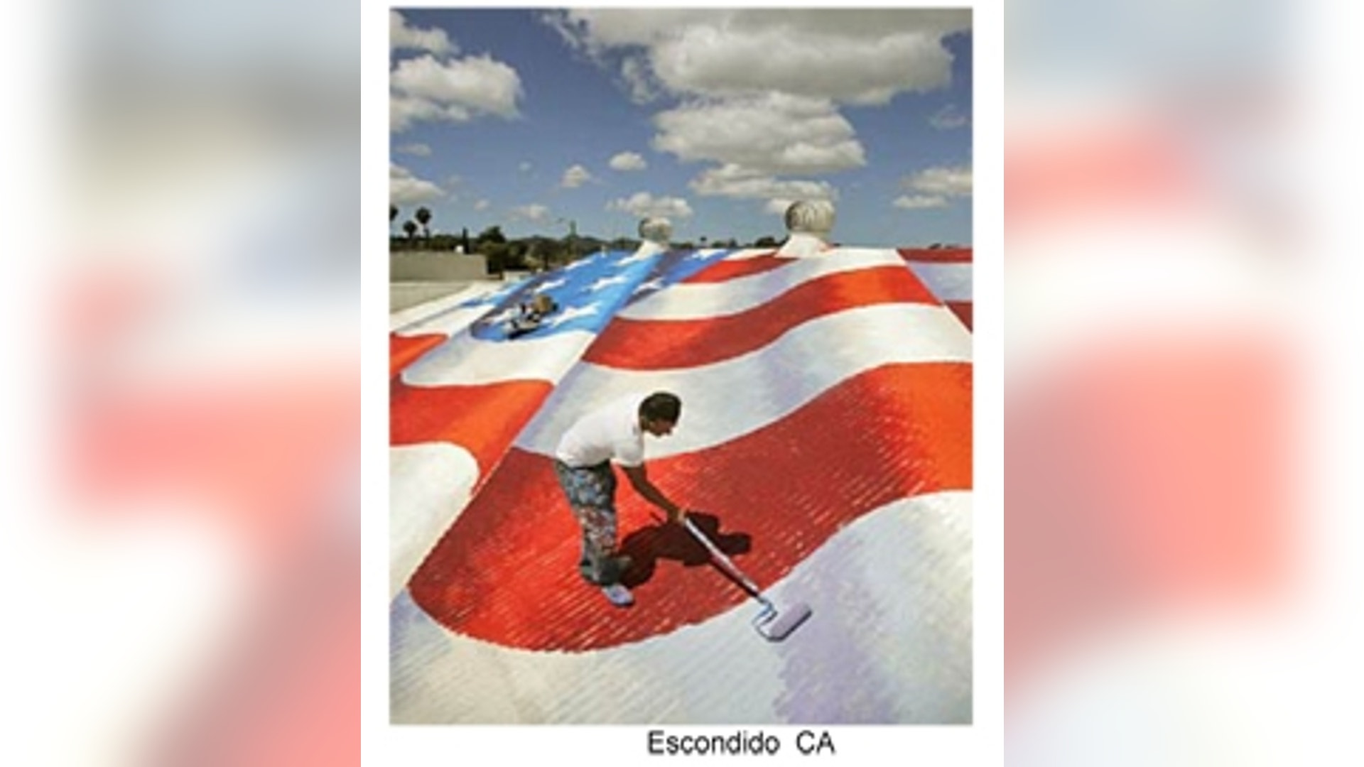 Remembering 9/11: Flags Painted On Rooftops Across America | Fox News