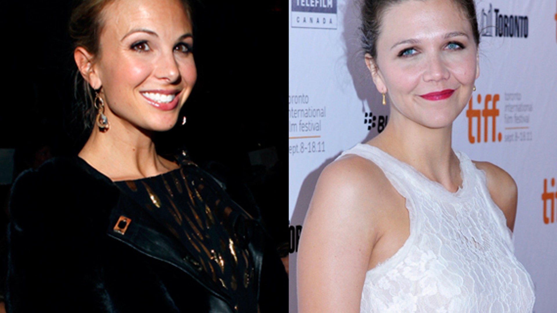 Elisabeth Hasselbeck and Maggie Gyllenhaal