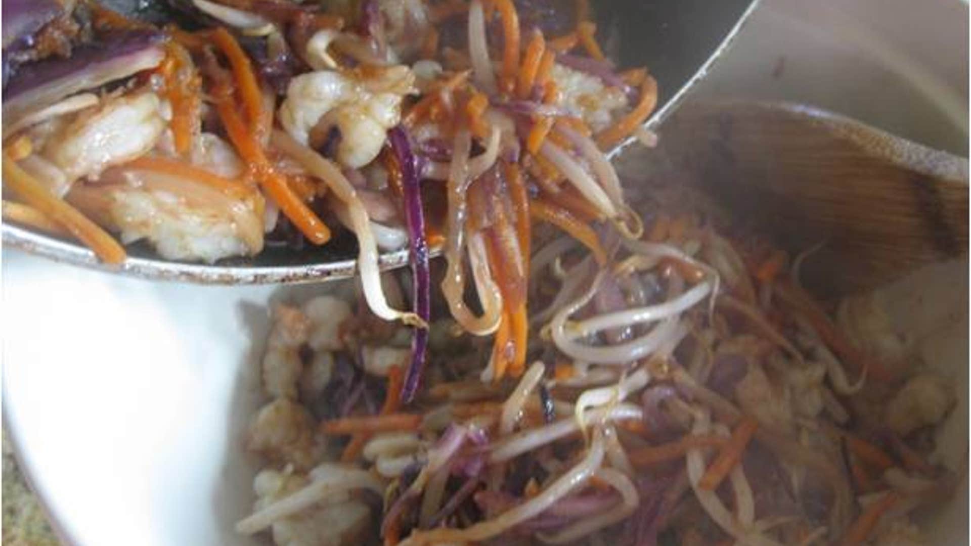 shrimp slaw step five