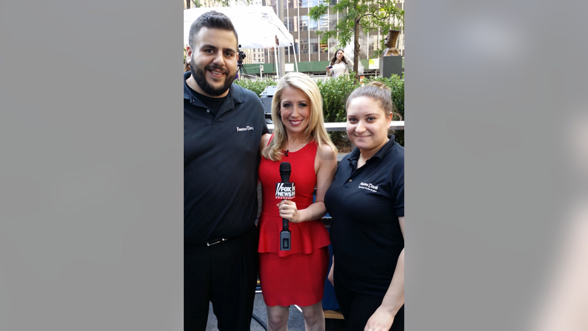 Ashley Dvorkin with our Famous Daves buddies