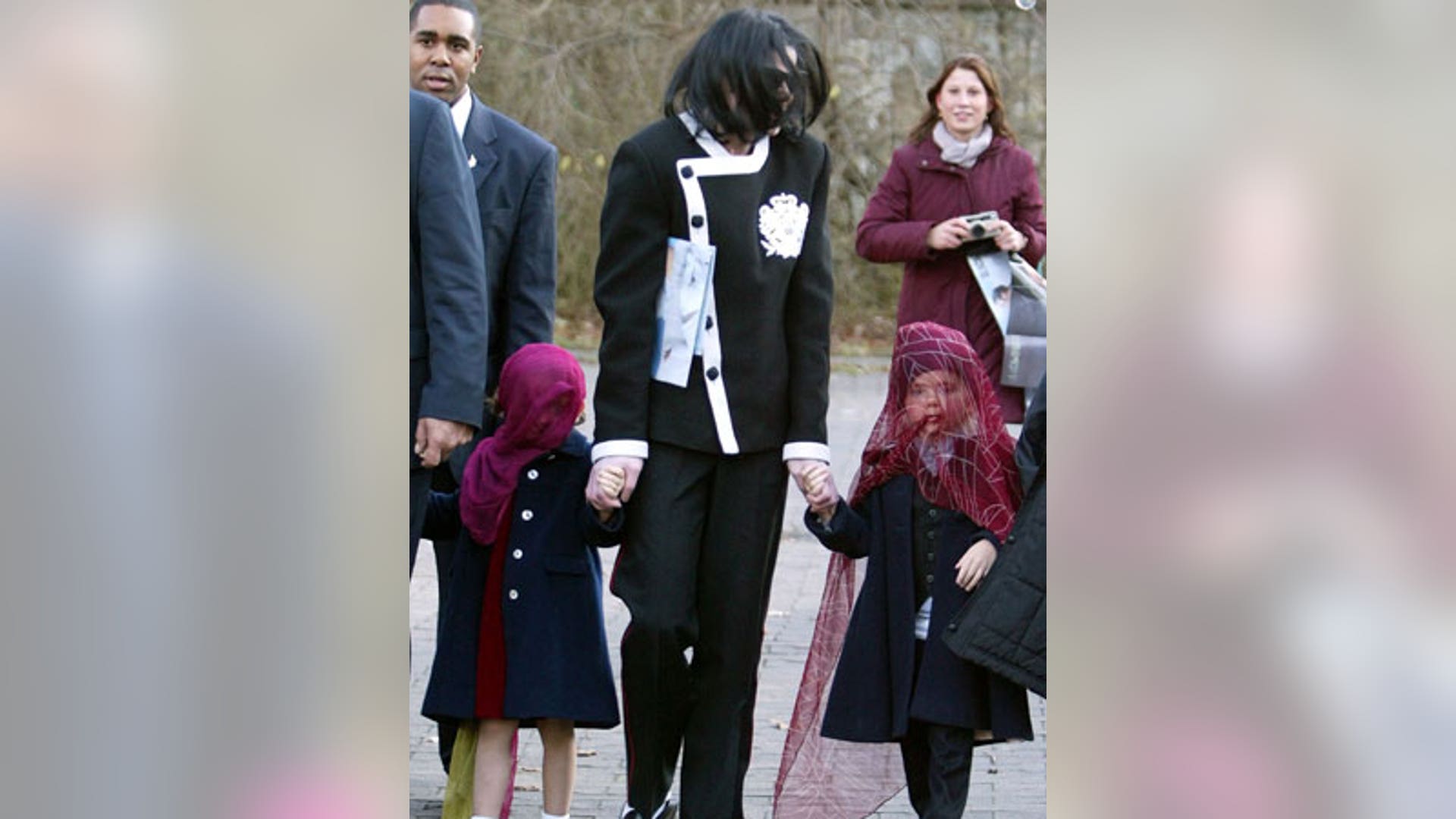 Michael Jackson and his children