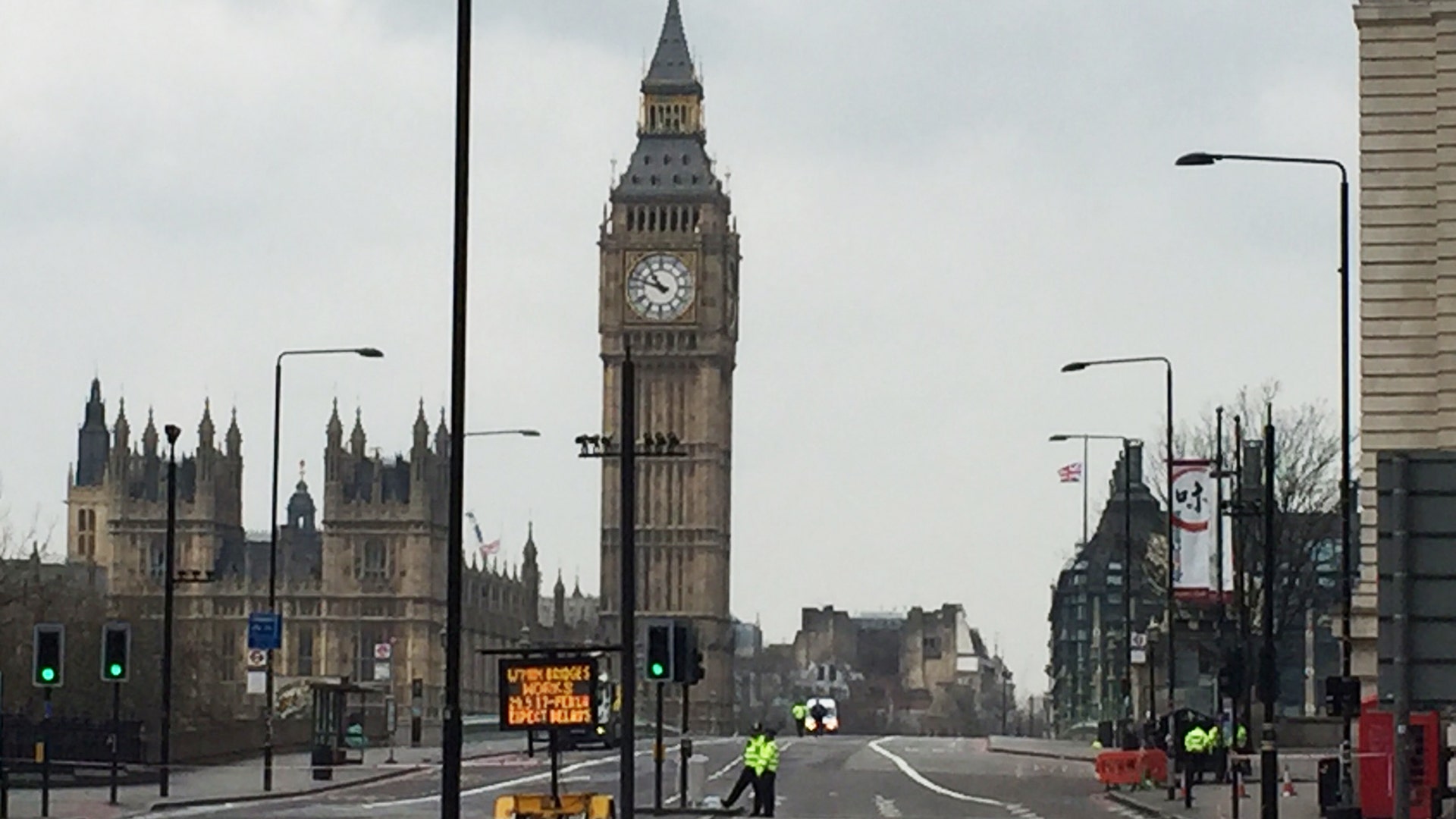 Images from the day after London's terror attack.