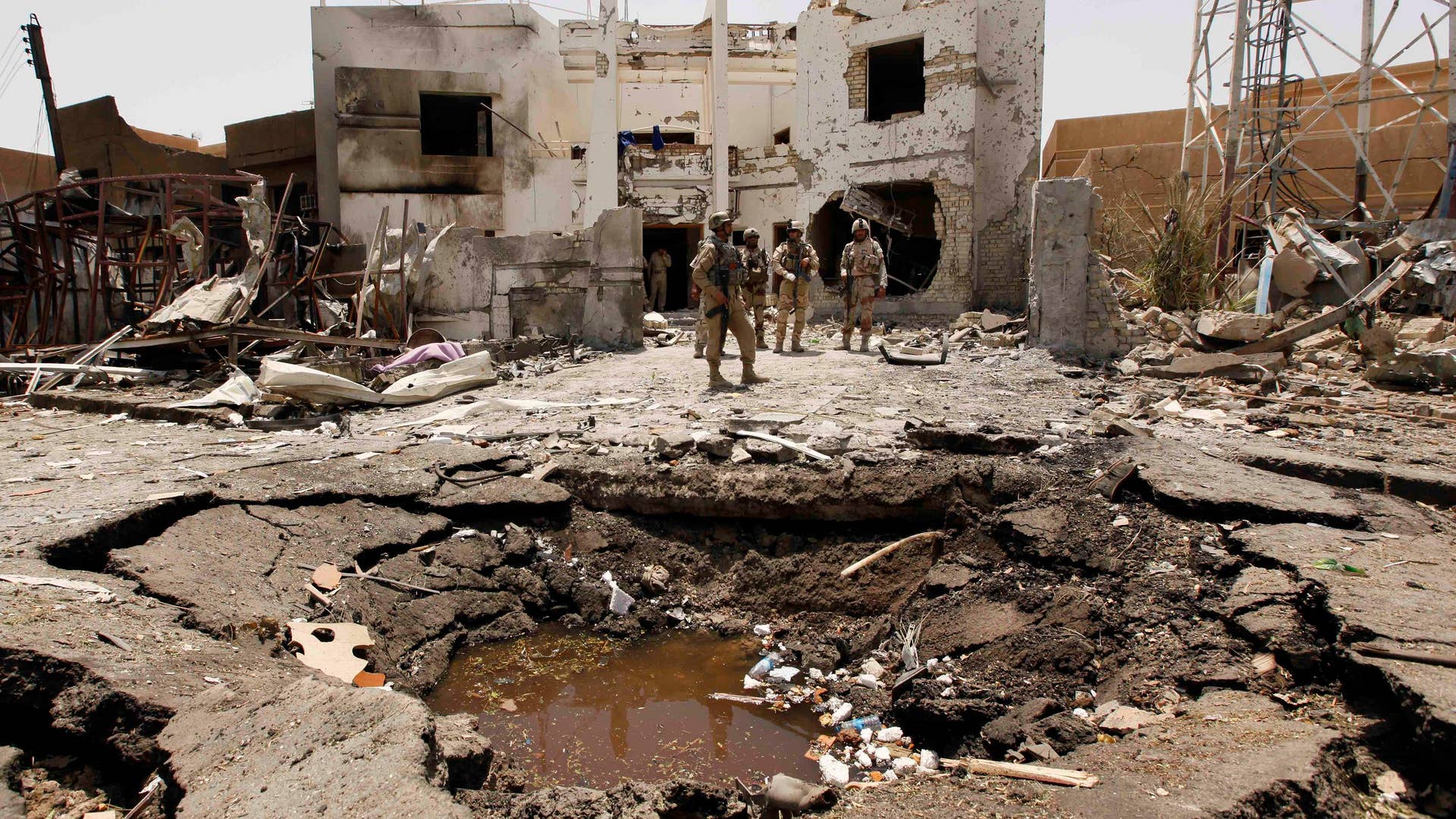 Bombing Outside Iraqi News Station