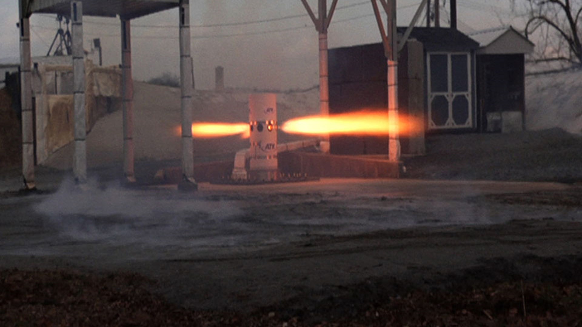 Testing Orion's Altitude Control Motor