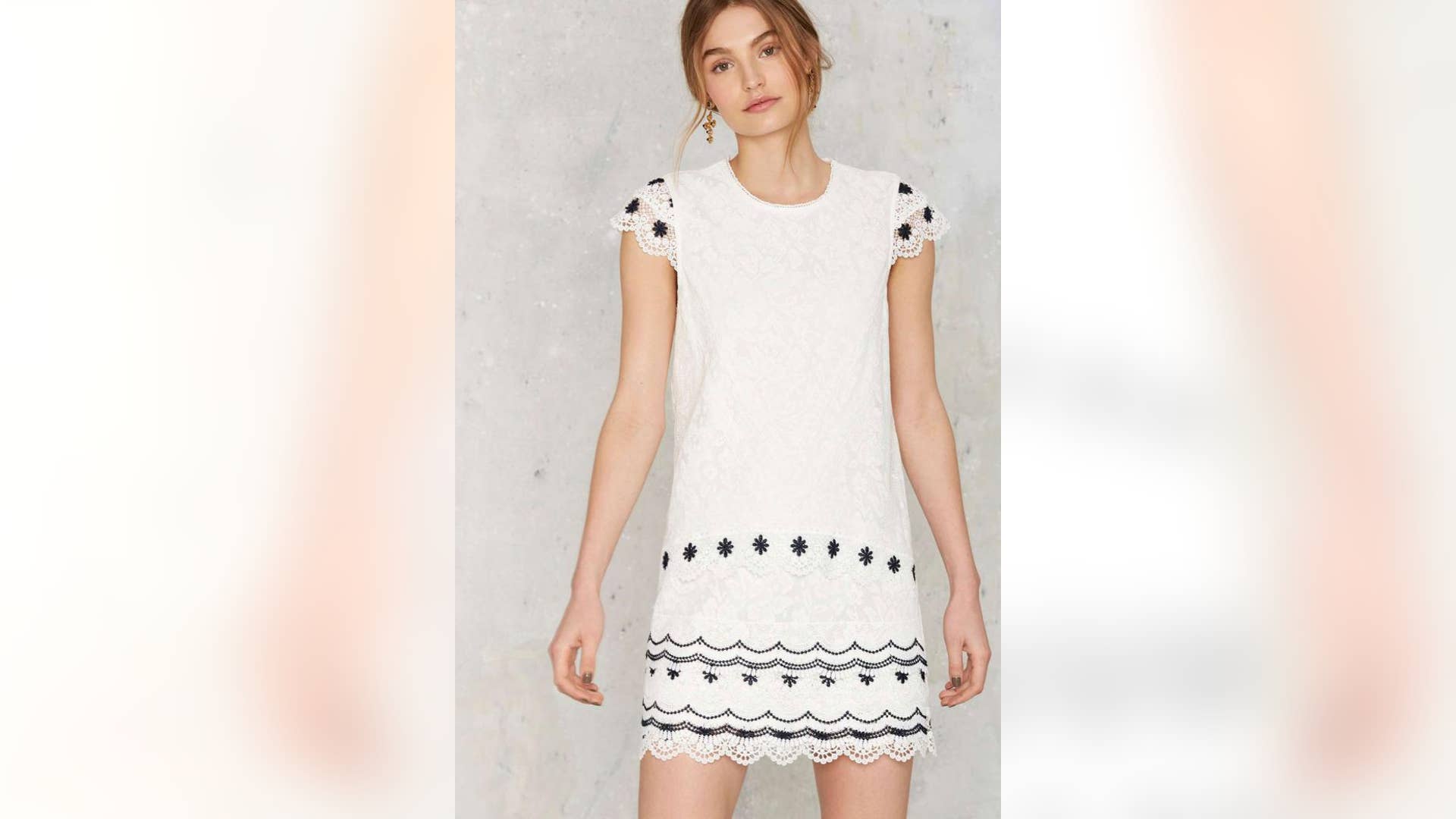 Floral Support Lace Dress