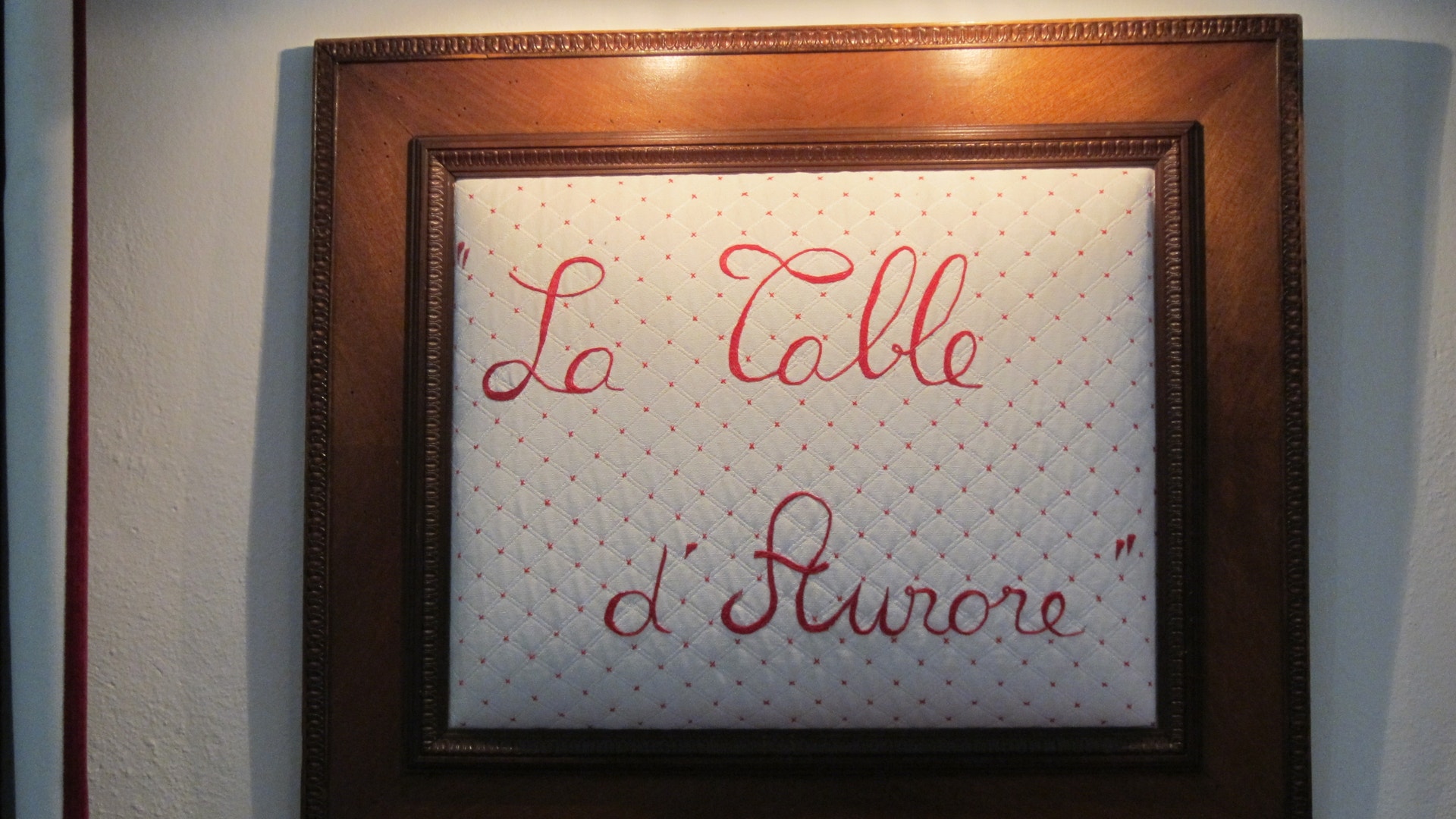La Table d’Aurore 