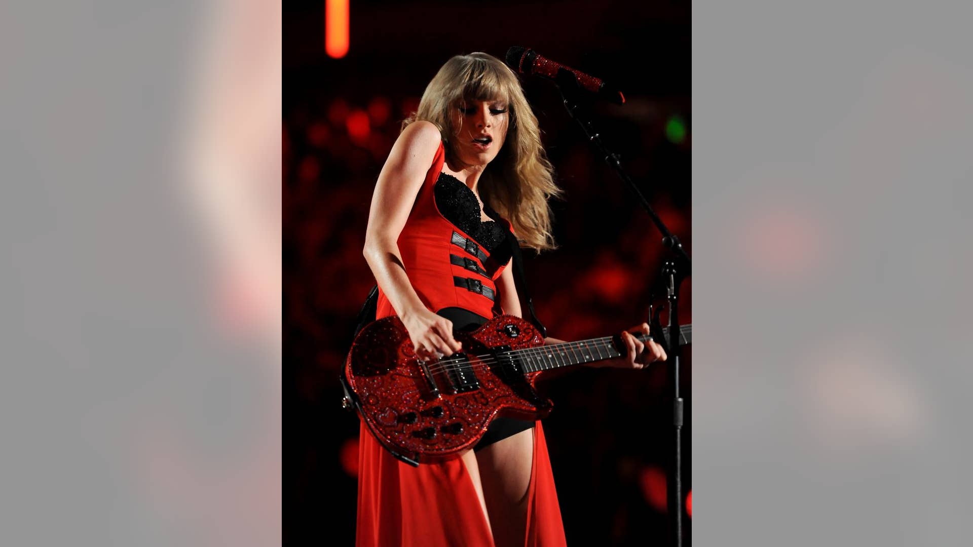 Strumming her Guitar