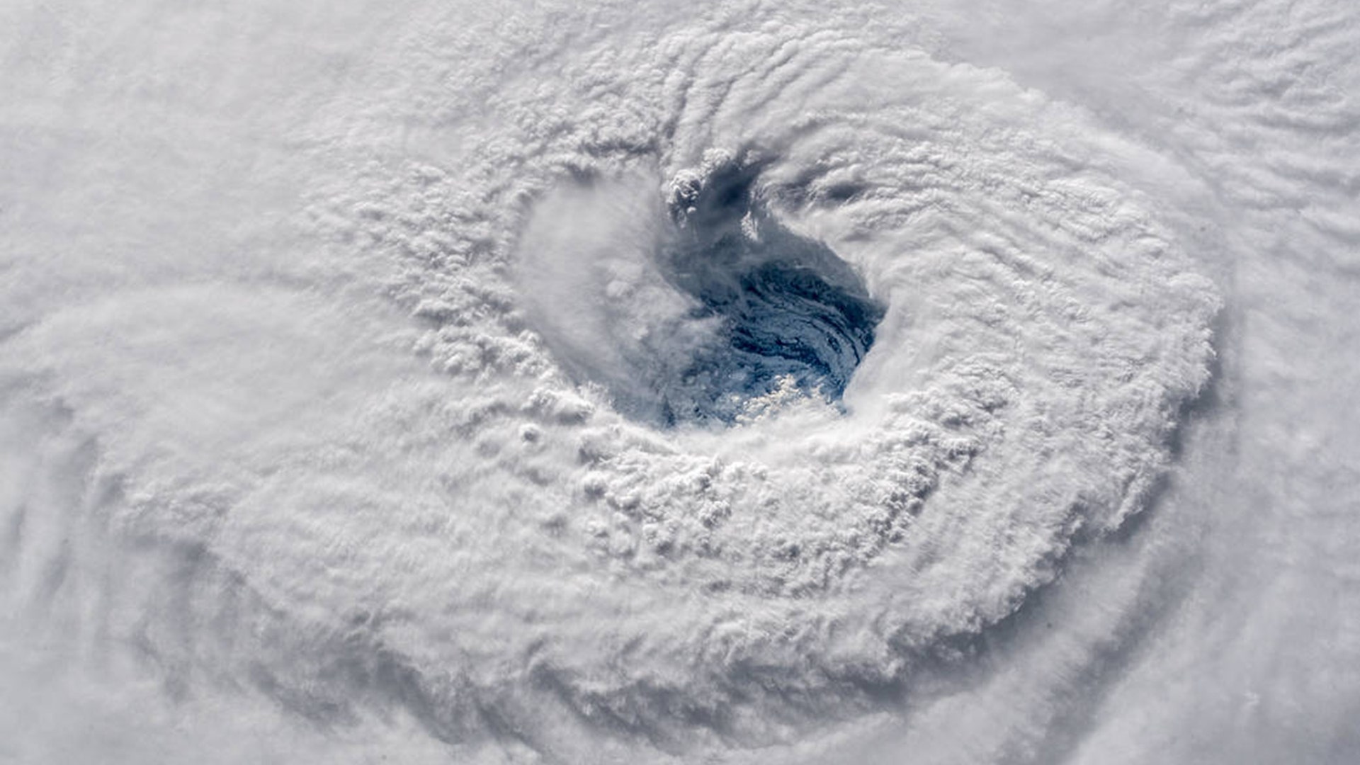 A high-definition video camera outside the space station captured stark and sobering views of Hurricane Florence, Wednesday