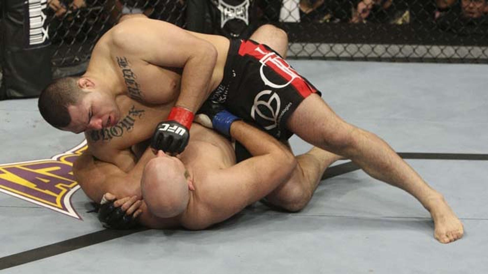 Pinning his Opponent